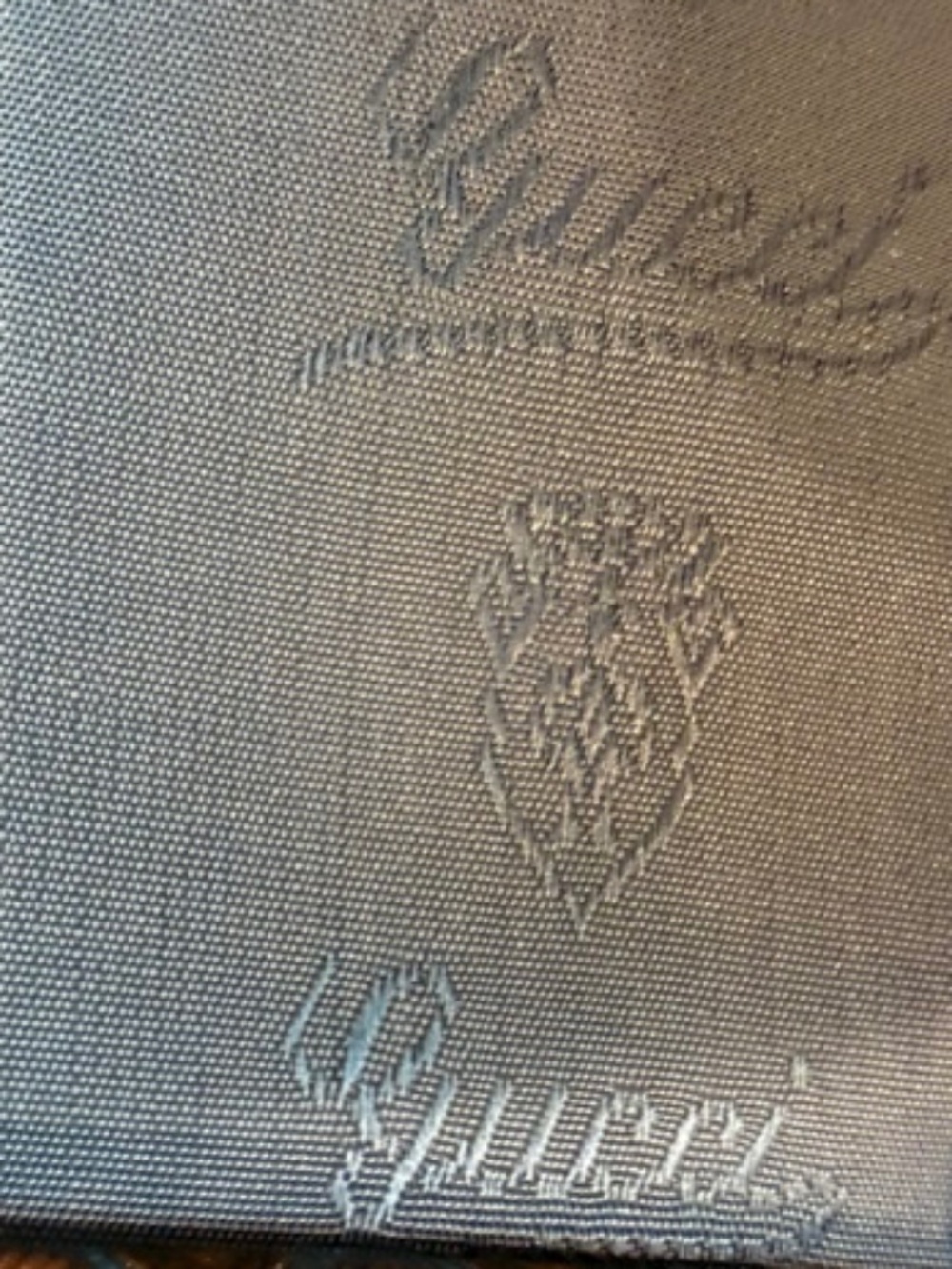 Vintage 1970s Gucci silk tie Brown G Logo - Picture 3 of 7